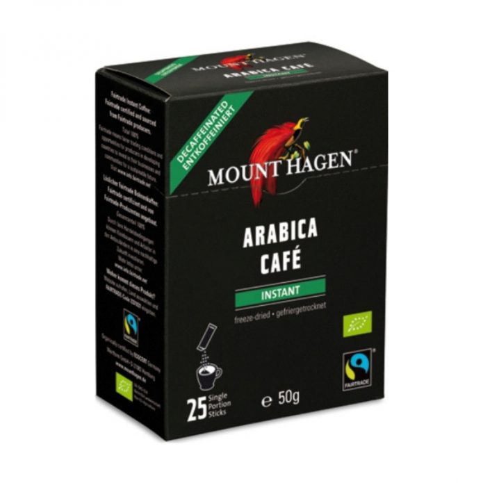 Cà phê hòa tan hữu cơ Arabica gói 2g - Mount Hagen New
