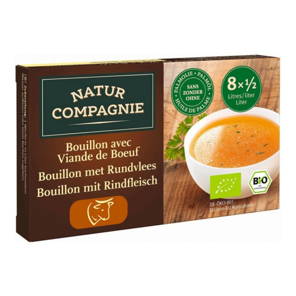 Bột soup hữu cơ vị bò 88g - Natur Compagnie