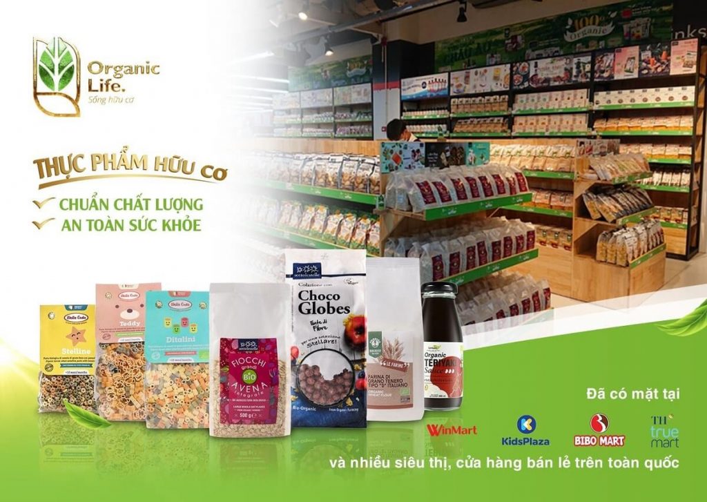 Organic Life cung cấp thực phẩm hữu cơ  cho hệ thống siêu thị, cửa hàng lớn