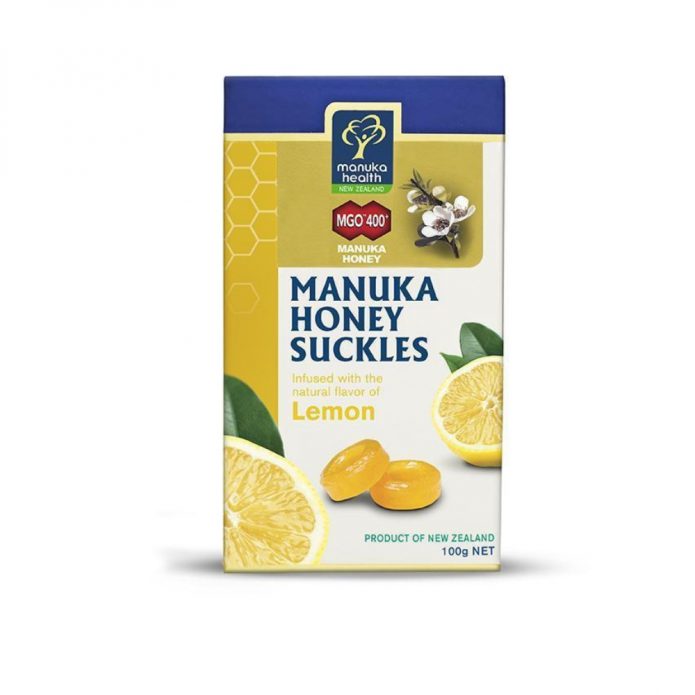 Kẹo ngậm hữu cơ mật ong Manuka vị chanh 100g - Manuka