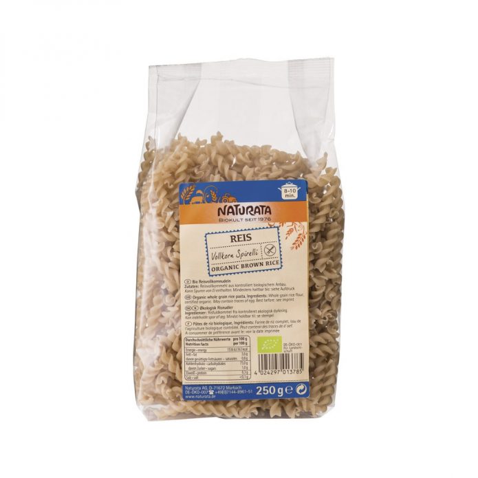 Nui xoắn hữu cơ 250g - Naturata