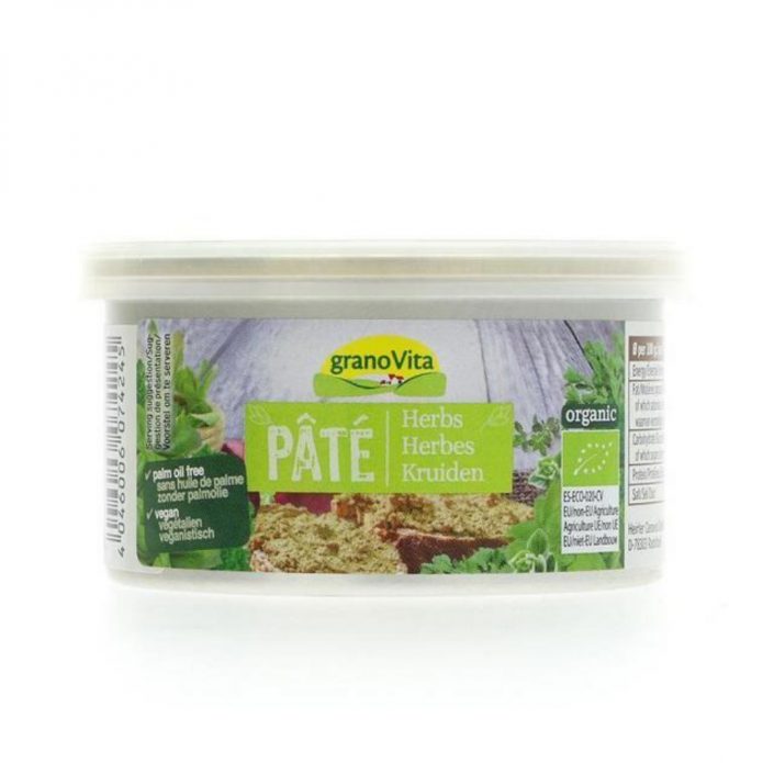 Pate chay thảo mộc hữu cơ 125g - GranoVita