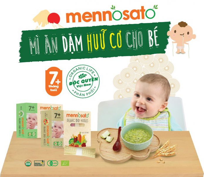 Mì ăn dặm cho bé Men No Sato