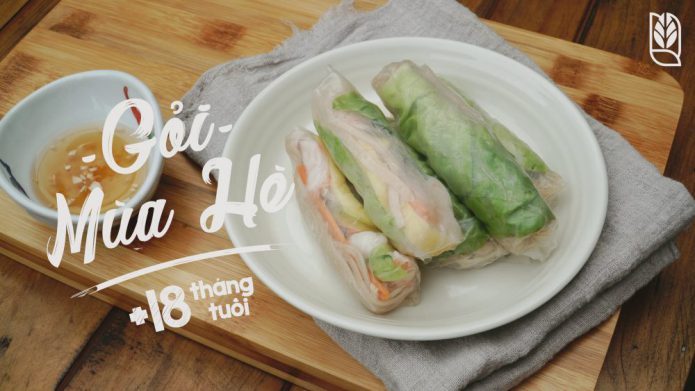 Món gỏi cuốn ăn dặm - Men No Sato