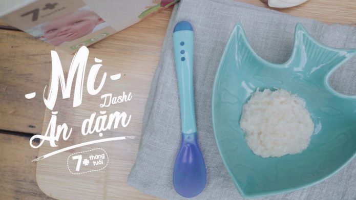 Mì ăn dặm Men No Sato kết hợp với nước Dashi tự làm 211