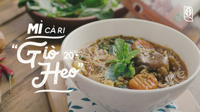 món Cà ri kết hợp mì Men No Sato 71