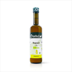 Dầu hạt cải hữu cơ ép lạnh nguyên chất Crudolio
