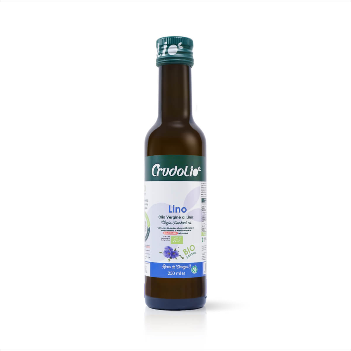 dầu hạt lanh ép lạnh Crudolio