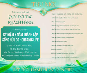 Thư mời kỷ niệm 7 Năm Sống Hữu Cơ
