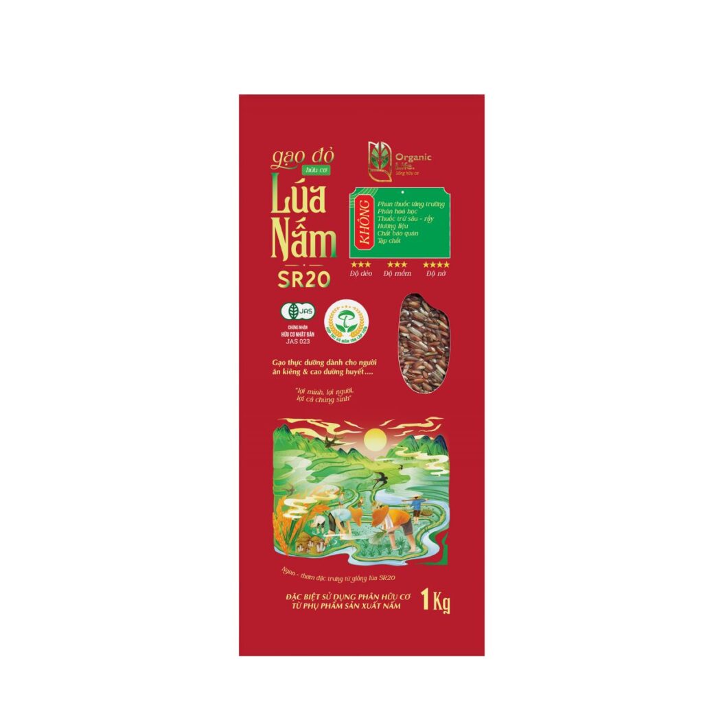 Gạo Lúa Nấm Hữu Cơ SR20 Organic Life
