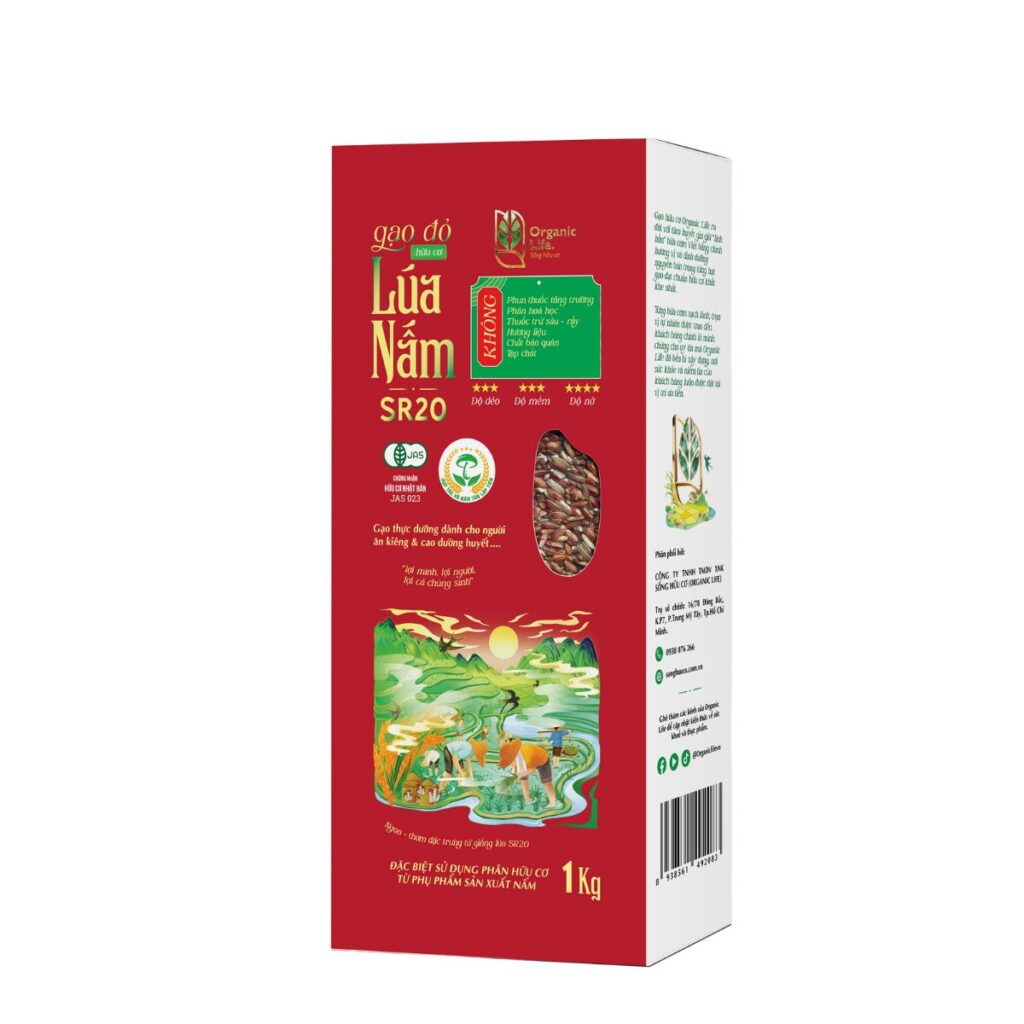 Ưu điểm Gạo lúa nấm SR20 Organic Life